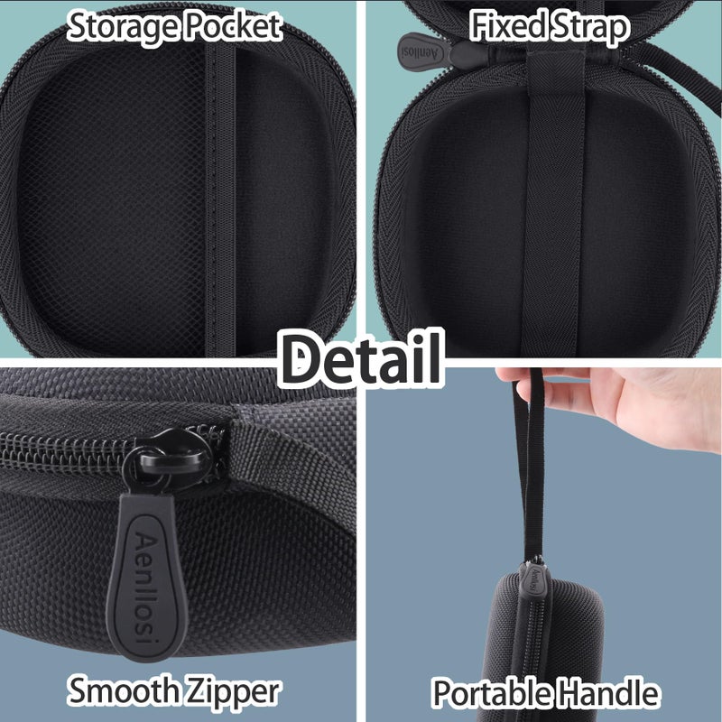 Aenllosi Case for Bose SoundLink Micro Bluetooth Speaker, Bose Speaker Storage Organizer, Black (Case Only) - Image 3